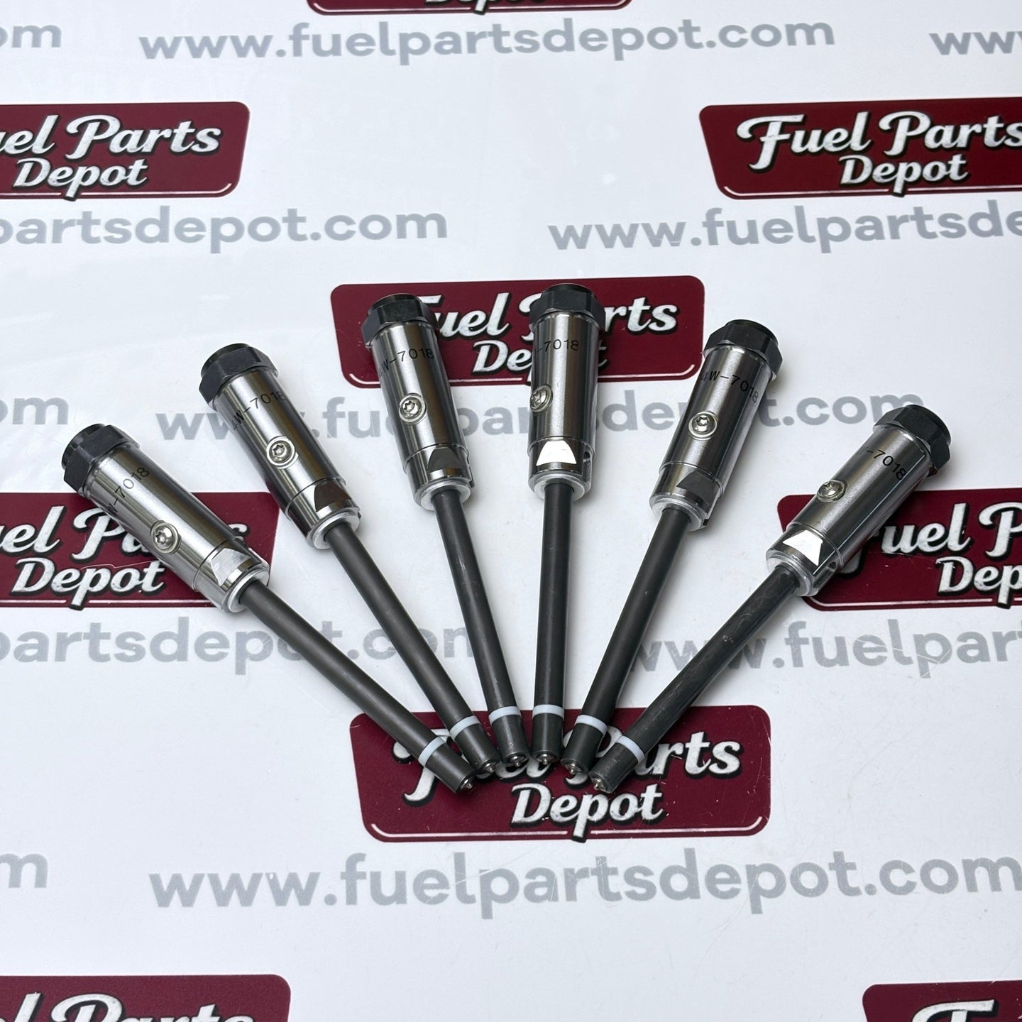 6 Pcs Fuel Injector Pencil Nozzle 4W-7018 4W7018 Fit for Caterpillar CAT 3406B 3432 3408 3408B - Fuel Parts Depot