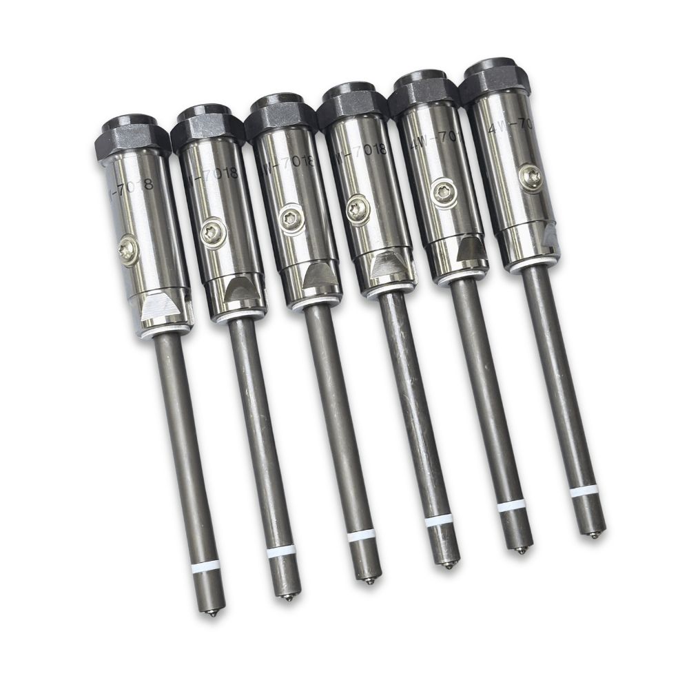 6 Pcs Fuel Injector Pencil Nozzle 4W-7018 4W7018 Fit for Caterpillar CAT 3406B 3432 3408 3408B - Fuel Parts Depot