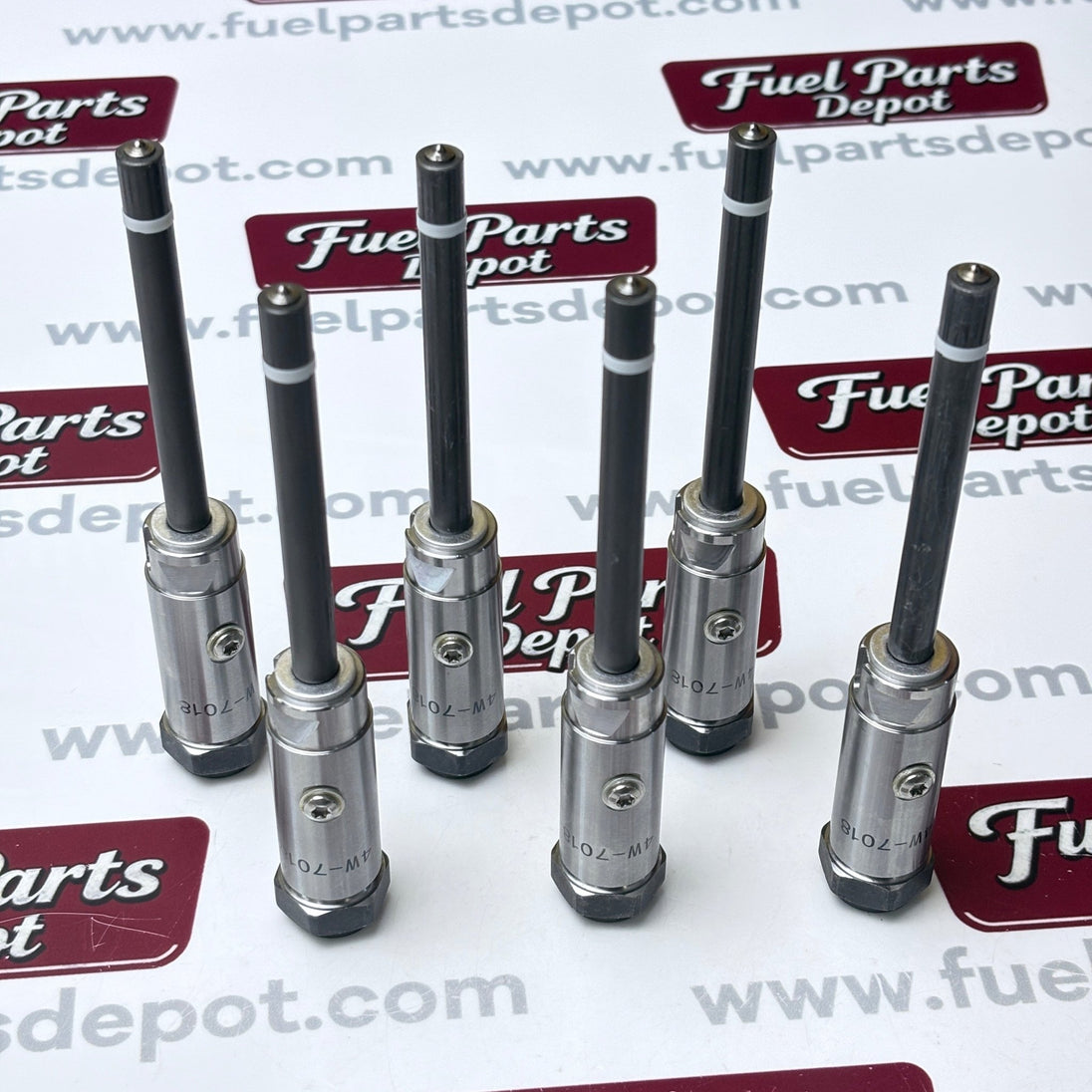 6 Pcs Fuel Injector Pencil Nozzle 4W-7018 4W7018 Fit for Caterpillar CAT 3406B 3432 3408 3408B - Fuel Parts Depot