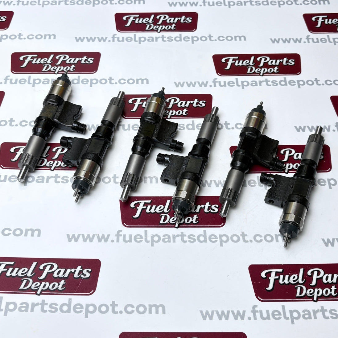 6 Pcs Fuel Injector Set 095000-6384 095000-6382 for Isuzu 6HK1 7.8L Engine NPR NQR Truck Excavator - Fuel Parts Depot