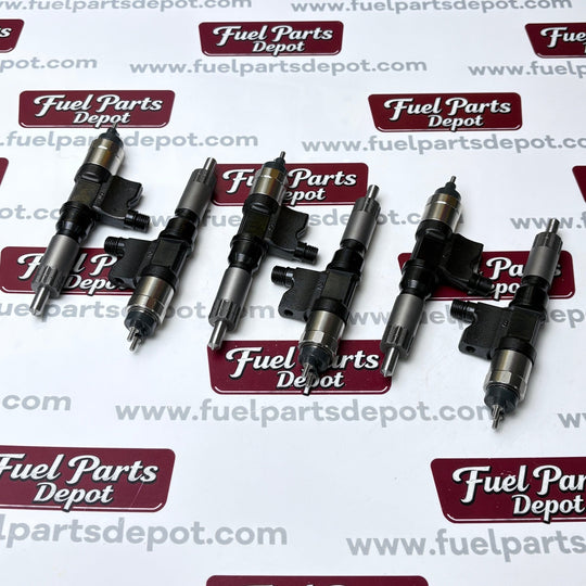 6 Pcs Fuel Injector Set 095000-6384 095000-6382 for Isuzu 6HK1 7.8L Engine NPR NQR Truck Excavator - Fuel Parts Depot