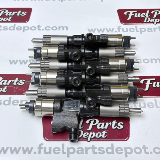6 Pcs Fuel Injector Set 095000-6384 095000-6382 for Isuzu 6HK1 7.8L Engine NPR NQR Truck Excavator - Fuel Parts Depot