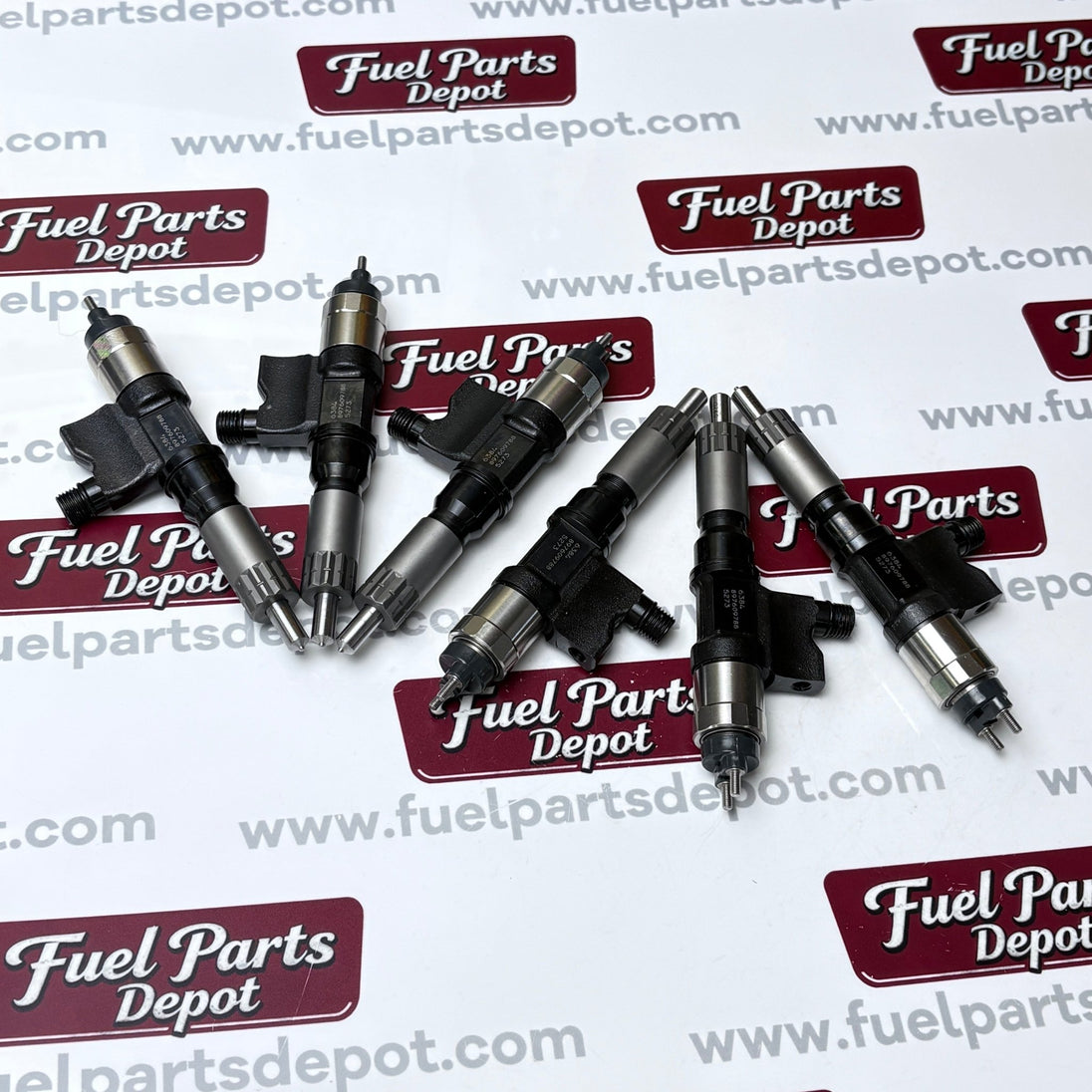 6 Pcs Fuel Injector Set 095000-6384 095000-6382 for Isuzu 6HK1 7.8L Engine NPR NQR Truck Excavator - Fuel Parts Depot