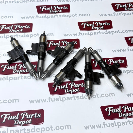 6 Pcs Fuel Injector Set 095000-6384 095000-6382 for Isuzu 6HK1 7.8L Engine NPR NQR Truck Excavator - Fuel Parts Depot