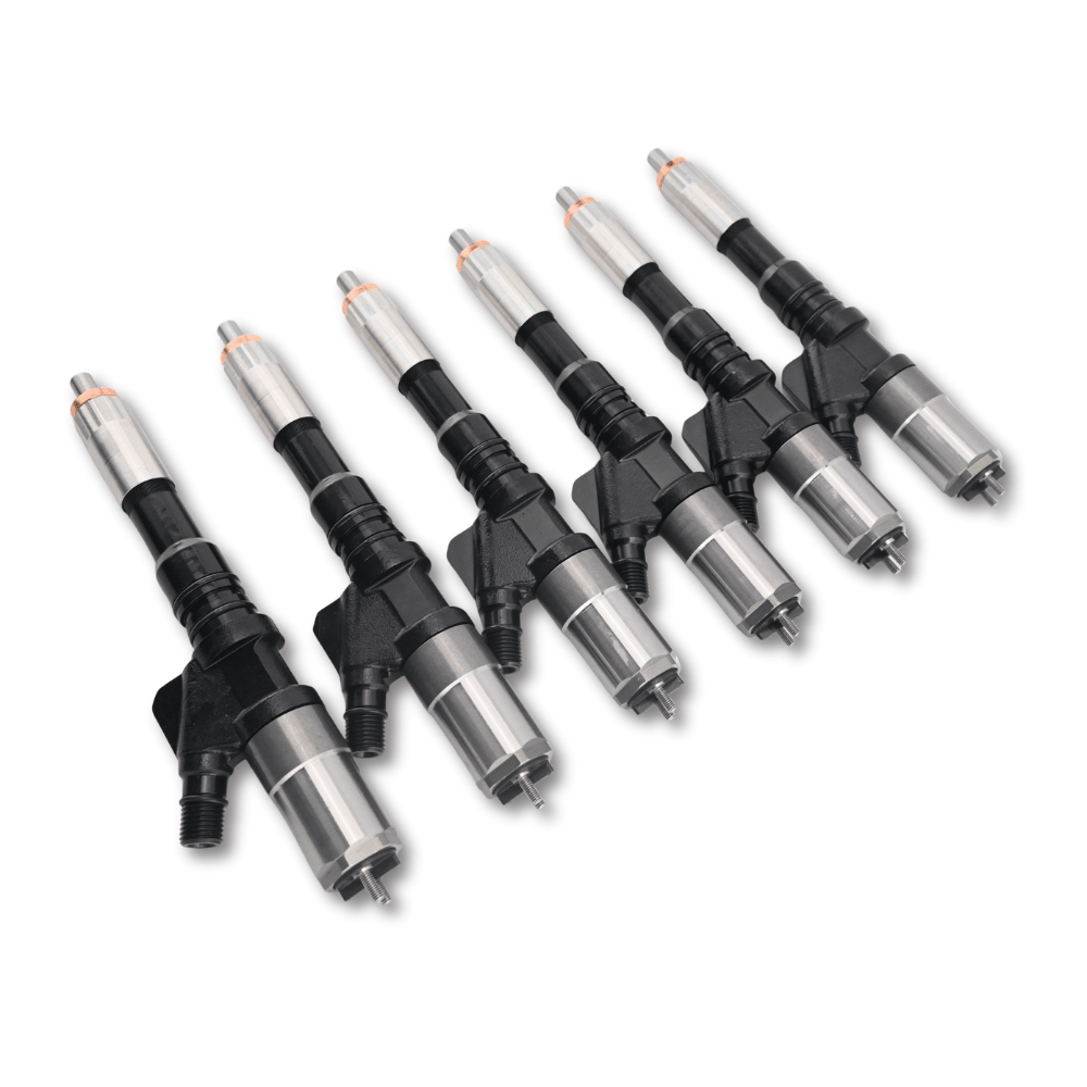 6 Pcs Fuel Injector Set 6156-11-3300 095000-1211 for Komatsu SA6D125E Engine PC400-7 Excavator - Fuel Parts Depot