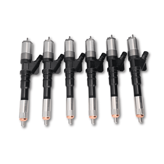 6 Pcs Fuel Injector Set 6156-11-3300 095000-1211 for Komatsu SA6D125E Engine PC400-7 Excavator - Fuel Parts Depot