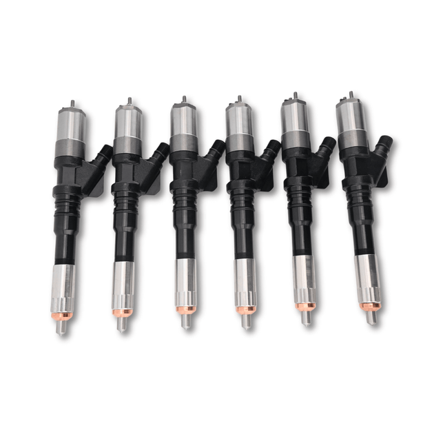 6 Pcs Fuel Injector Set 6156-11-3300 095000-1211 for Komatsu SA6D125E Engine PC400-7 Excavator - Fuel Parts Depot