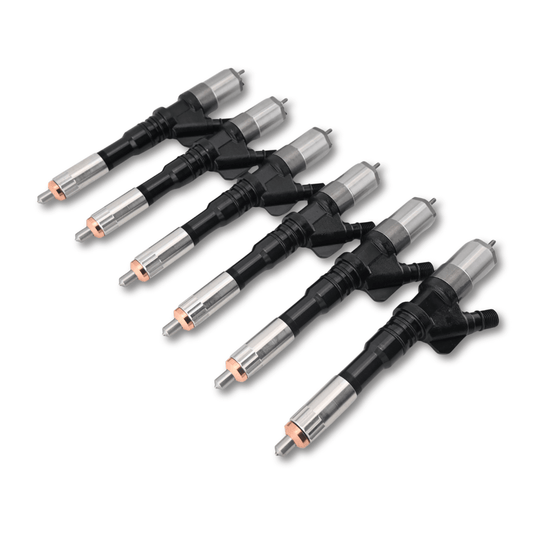 6 Pcs Fuel Injector Set 6156-11-3300 095000-1211 for Komatsu SA6D125E Engine PC400-7 Excavator - Fuel Parts Depot