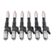 6 Pcs Fuel Injector Set 6156-11-3300 095000-1211 for Komatsu SA6D125E Engine PC400-7 Excavator - Fuel Parts Depot
