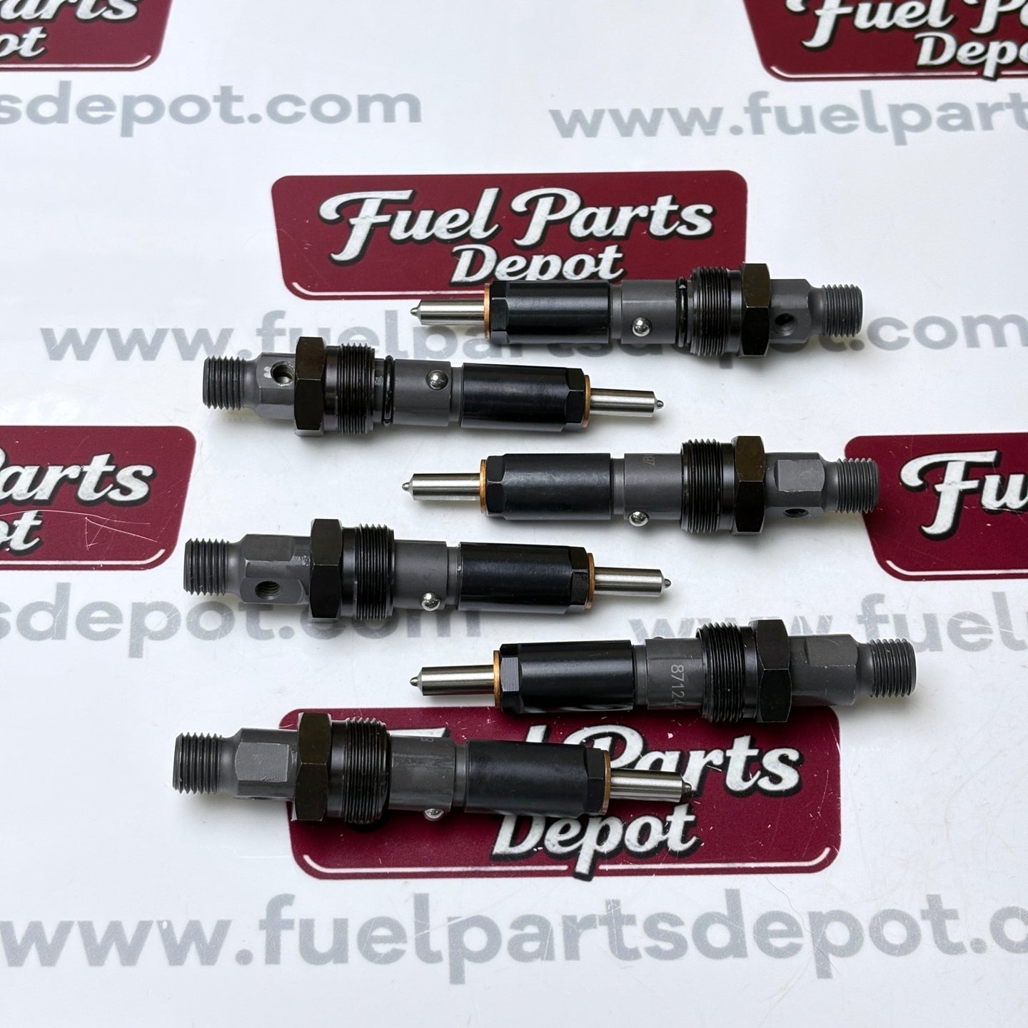6 Pcs Fuel Injector Set 87124497 KDAL-P018A for Cummins 6BTAA5.9-G2 Engine Generator Set - Fuel Parts Depot