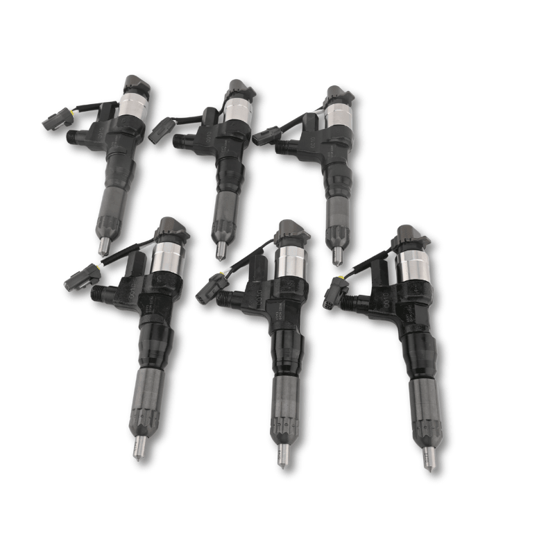 6 Pcs Fuel Injector VH23670E0010 for Hino Engine J08E Kobelco Excavator SK350-9 SK200-8 SK260-8 - Fuel Parts Depot