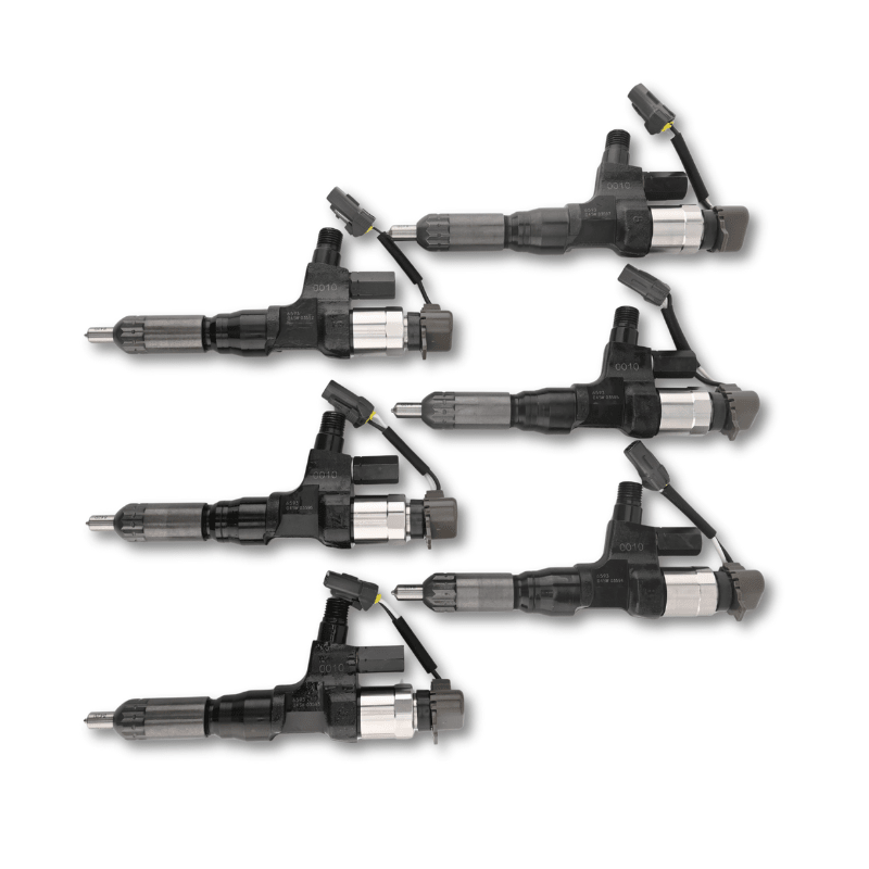 6 Pcs Fuel Injector VH23670E0010 for Hino Engine J08E Kobelco Excavator SK350-9 SK200-8 SK260-8 - Fuel Parts Depot