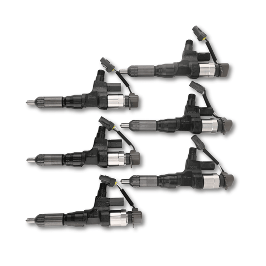 6 Pcs Fuel Injector VH23670E0010 for Hino Engine J08E Kobelco Excavator SK350-9 SK200-8 SK260-8 - Fuel Parts Depot