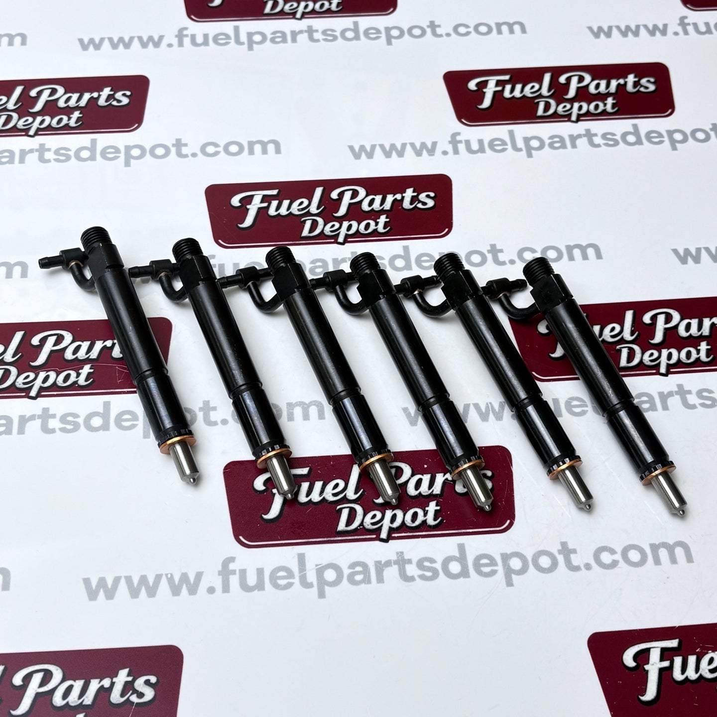 6 Pcs Fuel Injector With Cap 749039C91 682654C91 for Case IH Engine D-466 DT-466 DT-466B DTI-466 DTI-466B DTI-466C - Fuel Parts Depot