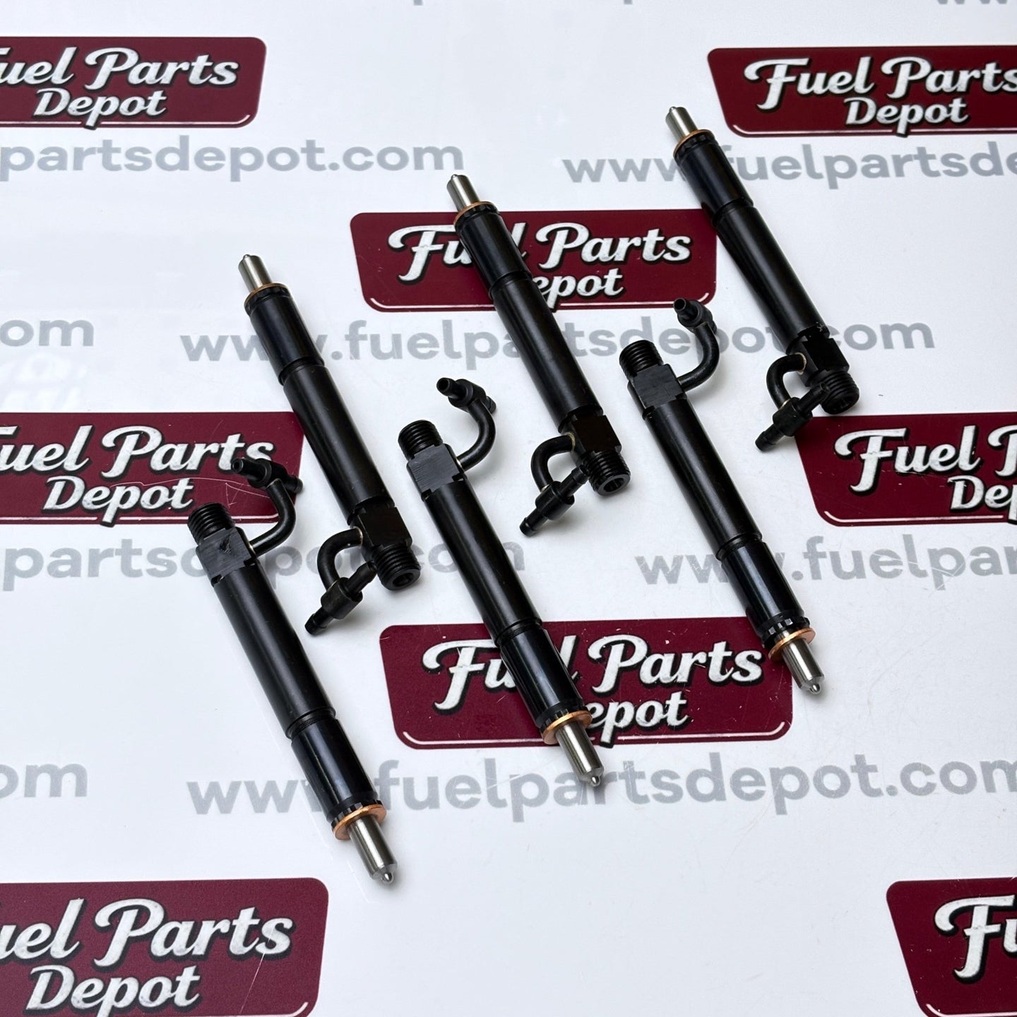 6 Pcs Fuel Injector With Cap 749039C91 682654C91 for Case IH Engine D-466 DT-466 DT-466B DTI-466 DTI-466B DTI-466C - Fuel Parts Depot
