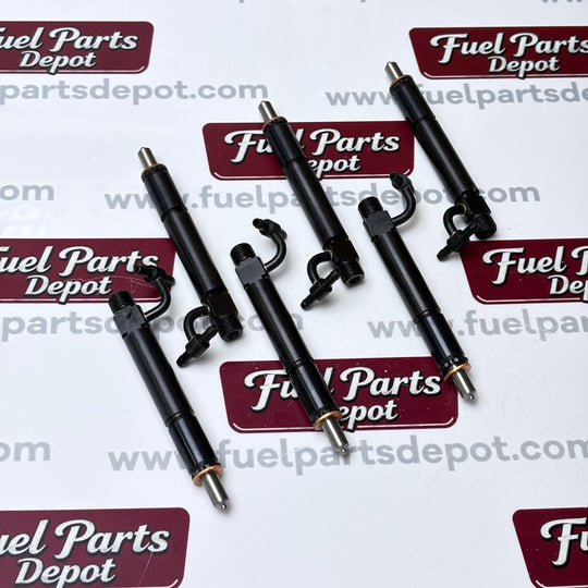 6 Pcs Fuel Injector With Cap 749039C91 682654C91 for Case IH Engine D-466 DT-466 DT-466B DTI-466 DTI-466B DTI-466C - Fuel Parts Depot