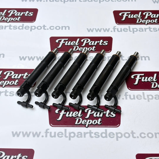 6 Pcs Fuel Injector With Cap 749039C91 682654C91 for Case IH Engine D-466 DT-466 DT-466B DTI-466 DTI-466B DTI-466C - Fuel Parts Depot