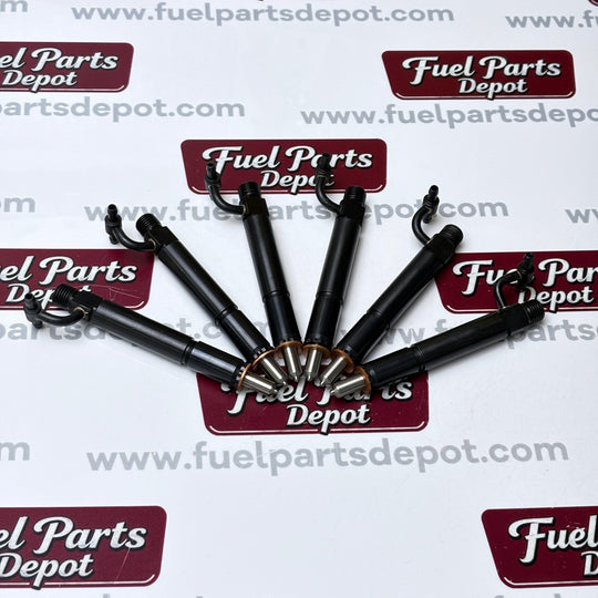 6 Pcs Fuel Injector With Cap 749039C91 682654C91 for Case IH Engine D-466 DT-466 DT-466B DTI-466 DTI-466B DTI-466C - Fuel Parts Depot