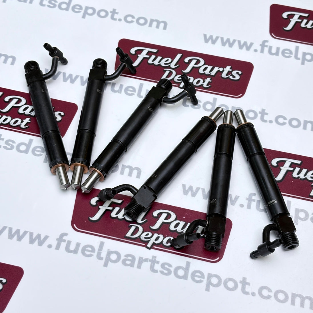 6 Pcs Fuel Injector w/Nozzle 688840C91 749763C91 780328 For Navistar Engine DT466 - Fuel Parts Depot