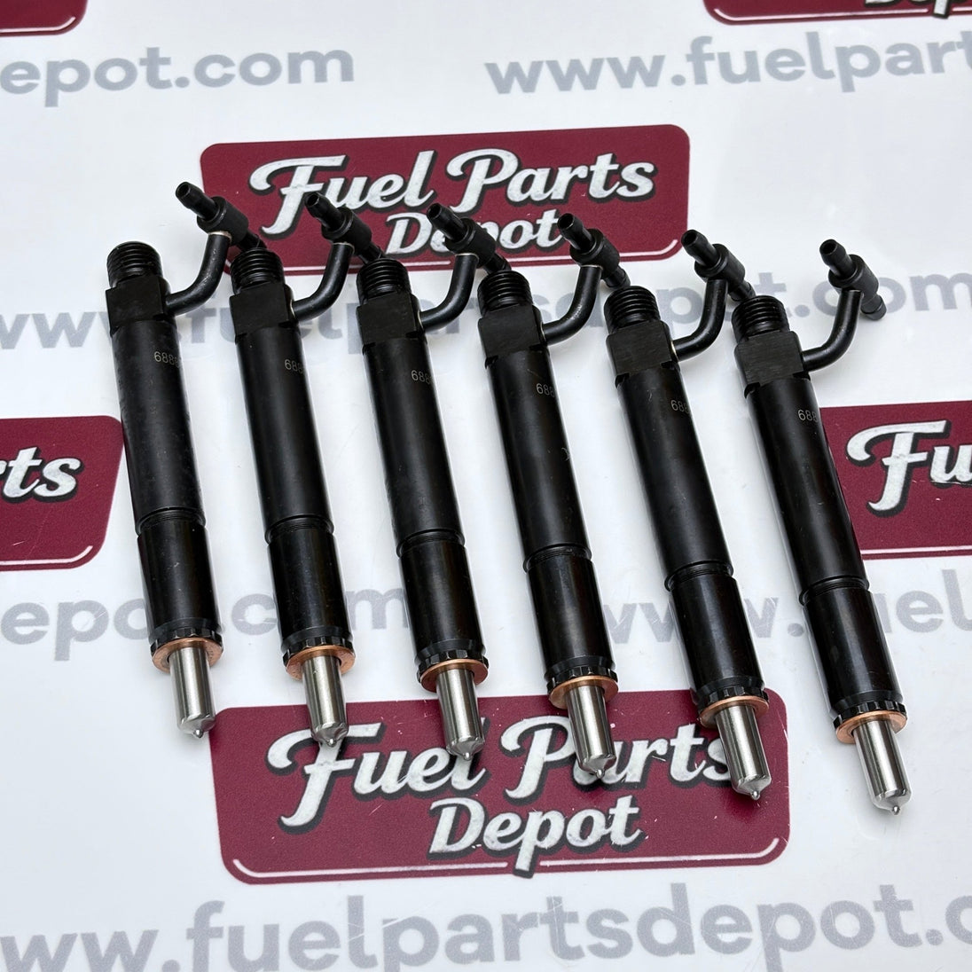 6 Pcs Fuel Injector w/Nozzle 688840C91 749763C91 780328 For Navistar Engine DT466 - Fuel Parts Depot