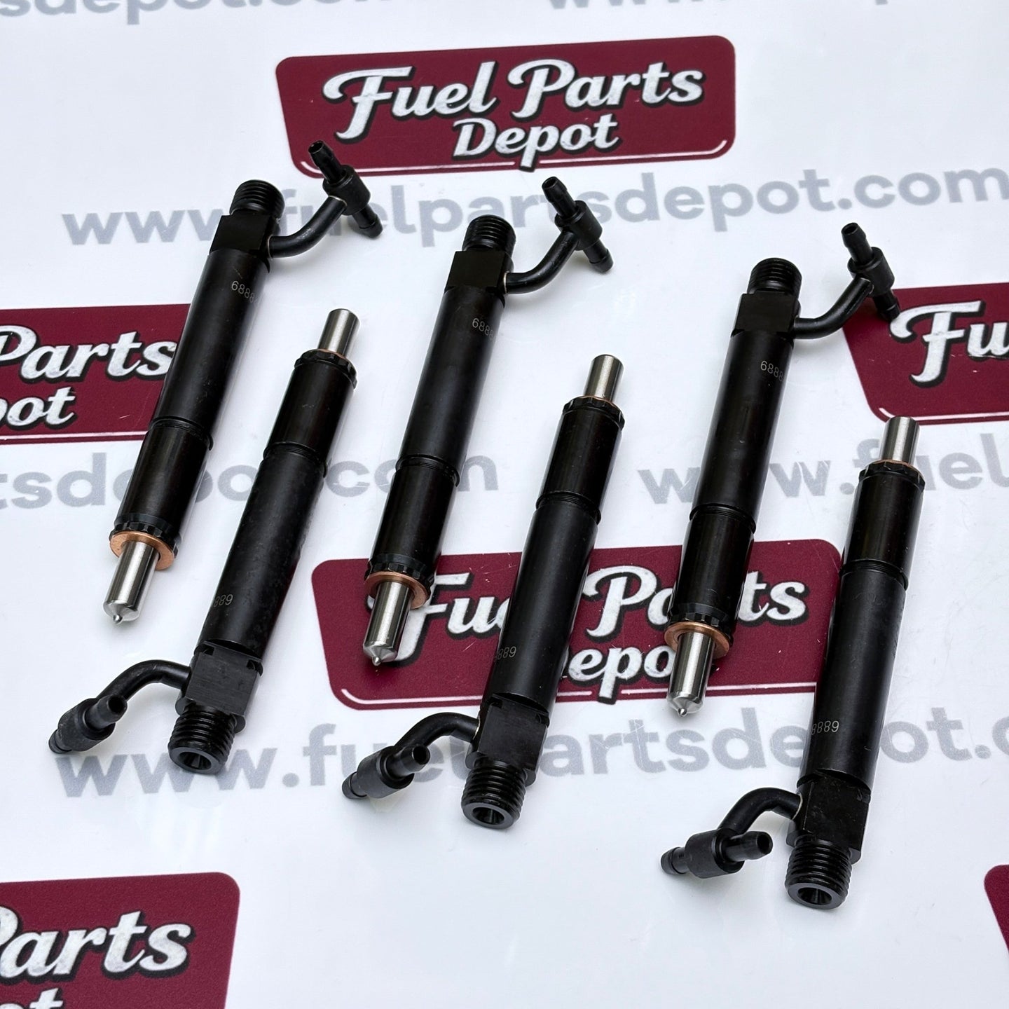 6 Pcs Fuel Injector w/Nozzle 688840C91 749763C91 780328 For Navistar Engine DT466 - Fuel Parts Depot