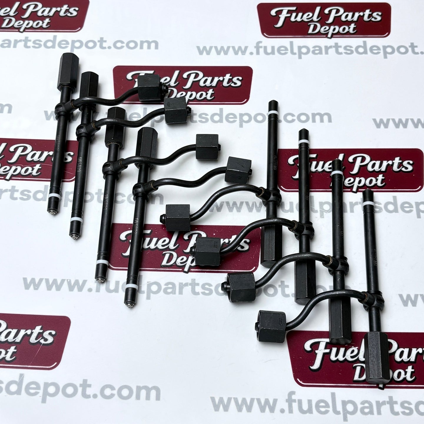 8 Pcs Fuel Injector 1W5829 1W-5829 0R-2503 for Caterpillar CAT 3208 3204 3304 Engine 215 225 943 953 613B Full Set - Fuel Parts Depot
