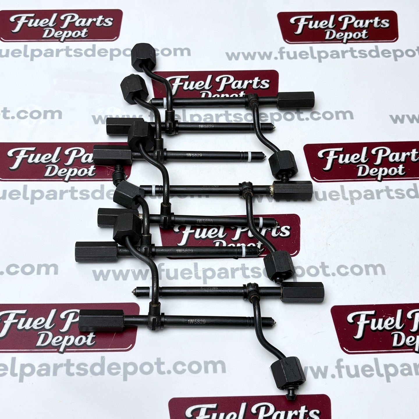 8 Pcs Fuel Injector 1W5829 1W-5829 0R-2503 for Caterpillar CAT 3208 3204 3304 Engine 215 225 943 953 613B Full Set - Fuel Parts Depot