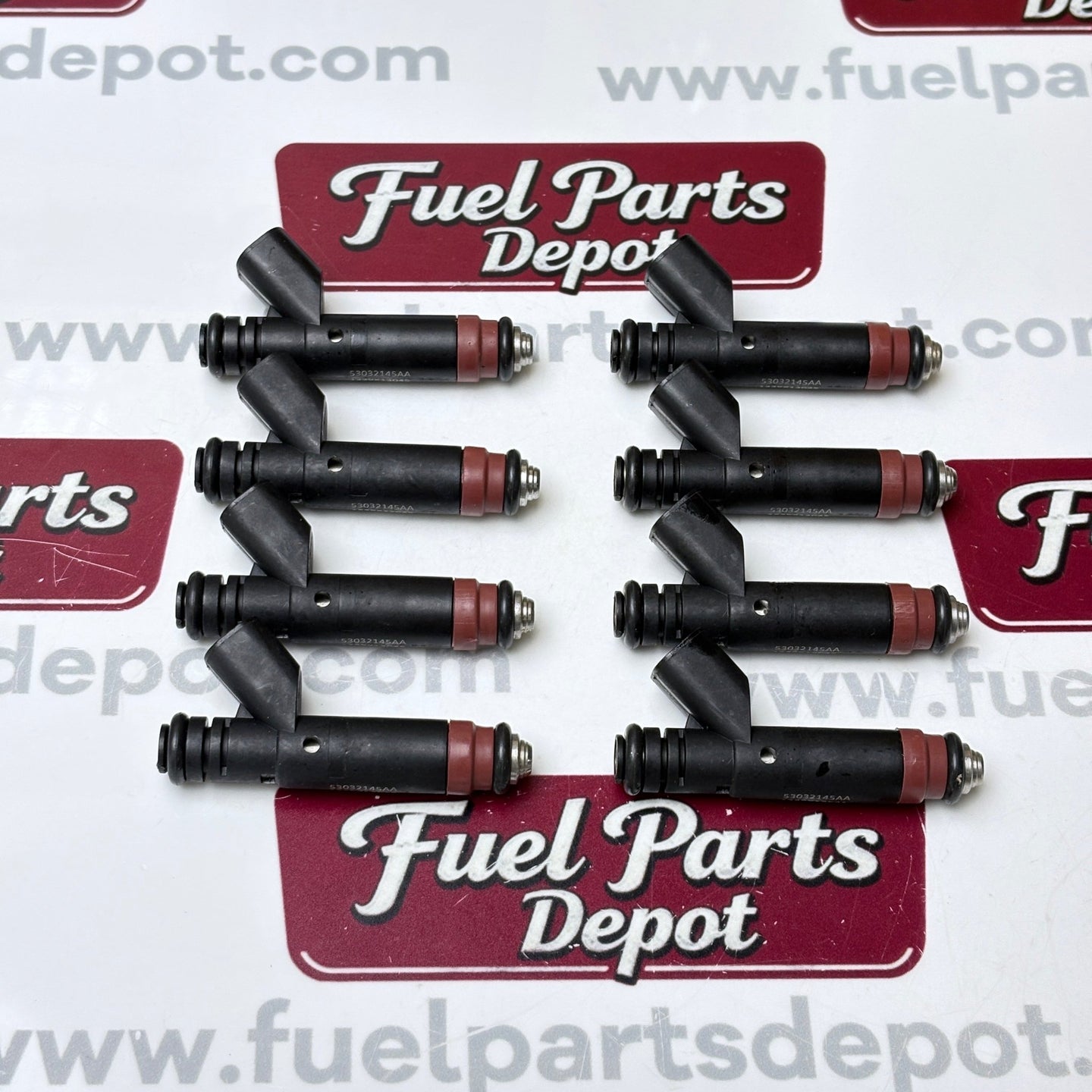 8 Pcs Fuel Injector 53032145AA for Chrysler PowerTech 4.7L V8 Jeep Grand Cherokee Dodge Ram 1500 Durango Dakota - Fuel Parts Depot