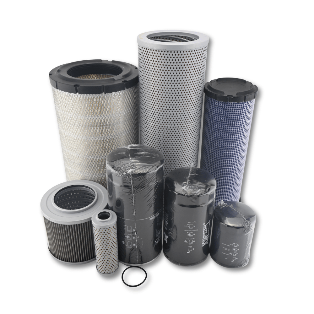 Filter Kit L4283861 4287060 for Isuzu Engine 6BD1T Hitachi Excavator EX200-2 EX200-3 - Fuel Parts Depot