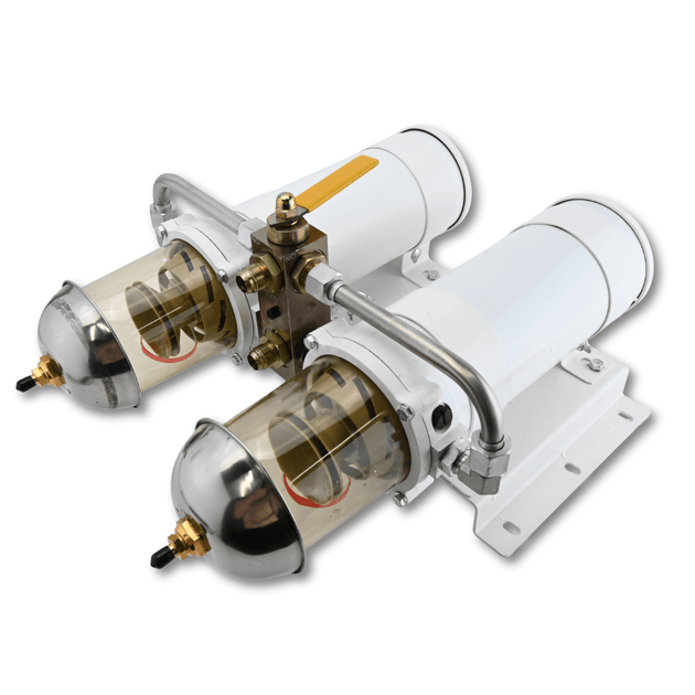 Fuel Filter Water Separator 751000MAX10 751000MAX for Parker Racor 1000 Marine Dual Turbine Series 10 Micron - Fuel Parts Depot