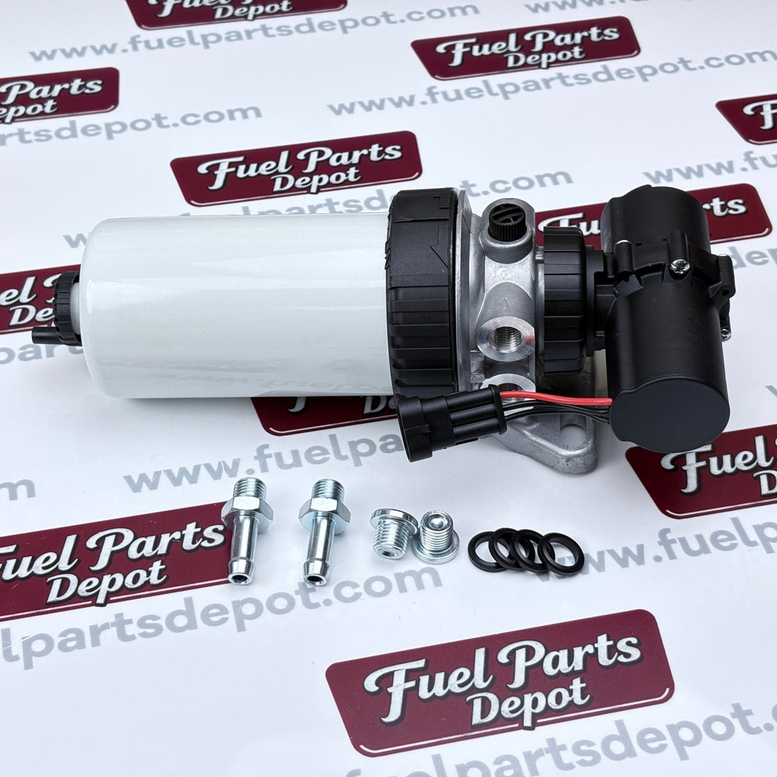 Fuel Pump & Filter Assembly 87802238 87802202 for New Holland LS180 LS190 LX865 TS100 - Fuel Parts Depot