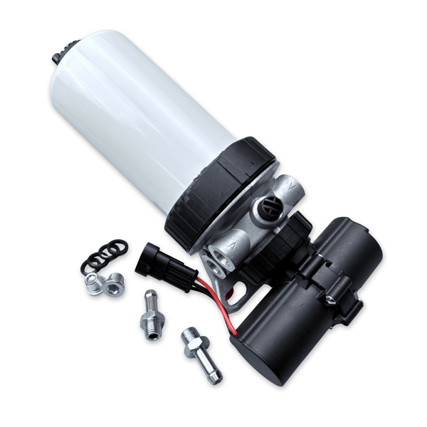 Fuel Pump & Filter Assembly 87802238 87802202 for New Holland LS180 LS190 LX865 TS100 - Fuel Parts Depot