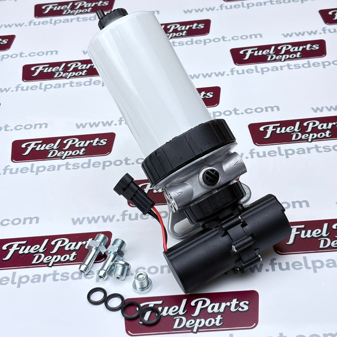 Fuel Pump & Filter Assembly 87802238 87802202 for New Holland LS180 LS190 LX865 TS100 - Fuel Parts Depot