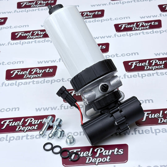 Fuel Pump & Filter Assembly 87802238 87802202 for New Holland LS180 LS190 LX865 TS100 - Fuel Parts Depot