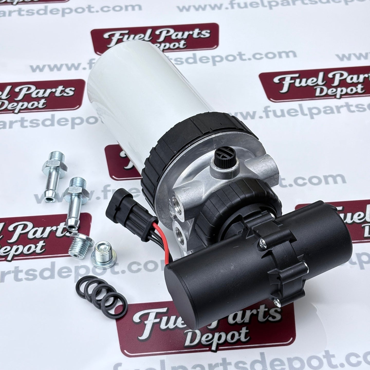 Fuel Pump & Filter Assembly 87802238 87802202 for New Holland LS180 LS190 LX865 TS100 - Fuel Parts Depot