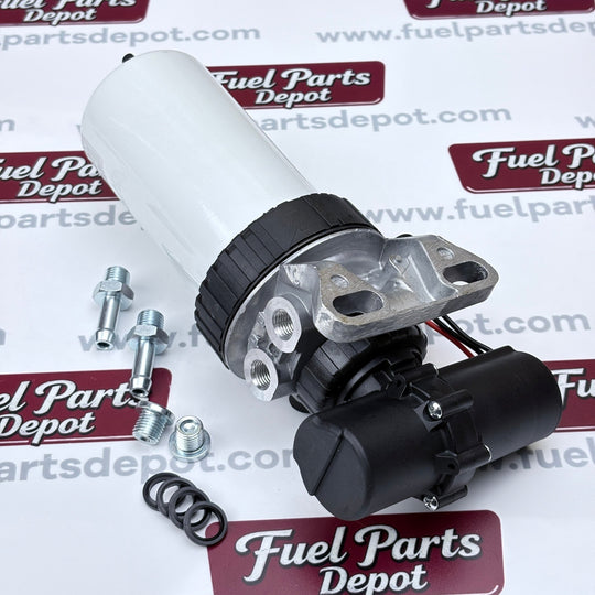 Fuel Pump & Filter Assembly 87802238 87802202 for New Holland LS180 LS190 LX865 TS100 - Fuel Parts Depot