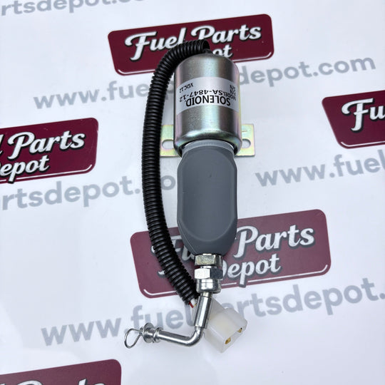 Fuel Shut Off Solenoid 12V SA - 4847 - 12 Shutdown Solenoid 1751ES - 12E7UC5B1S1 for Woodward 1700 Series Diesel Tractor - Fuel Parts Depot