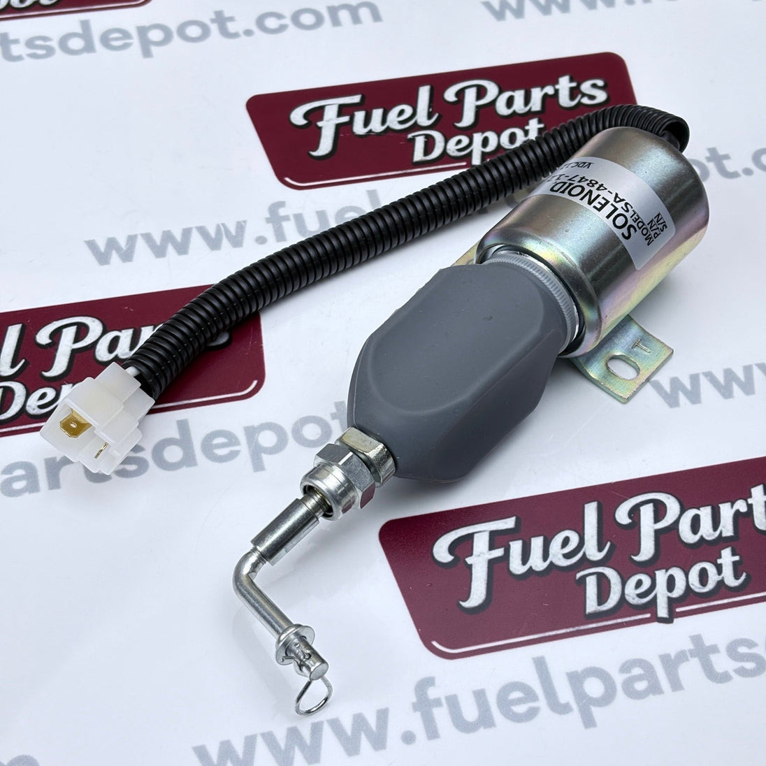 Fuel Shut Off Solenoid 12V SA - 4847 - 12 Shutdown Solenoid 1751ES - 12E7UC5B1S1 for Woodward 1700 Series Diesel Tractor - Fuel Parts Depot