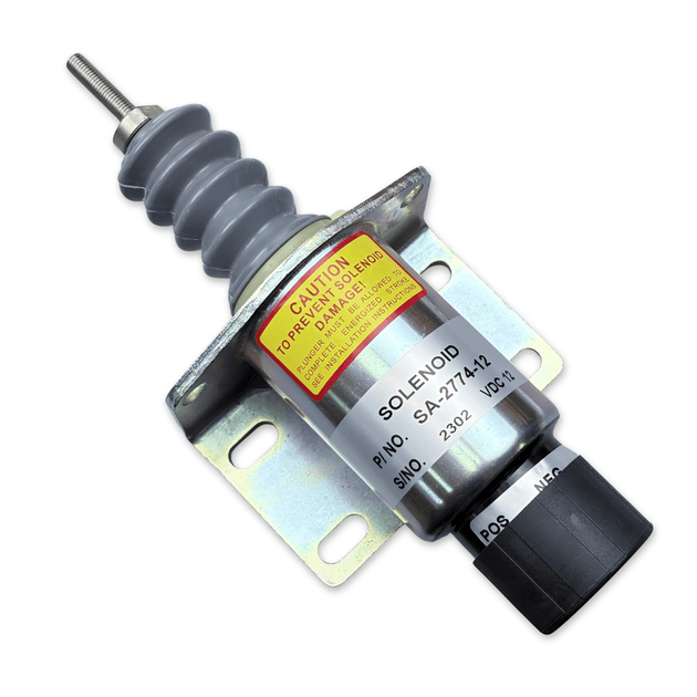 Fuel Shutoff Solenoid 12V SA - 2774 - 12 Stop Solenoid 2001 - 12F2U1B2A For Woodward Counterparts - Fuel Parts Depot