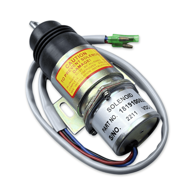 Fuel Shutoff Solenoid 24V 1819100520 1 - 81910 - 0520 MV2 - 17A for Isuzu 4JG1 4JG2 6BG1 Engine - Fuel Parts Depot