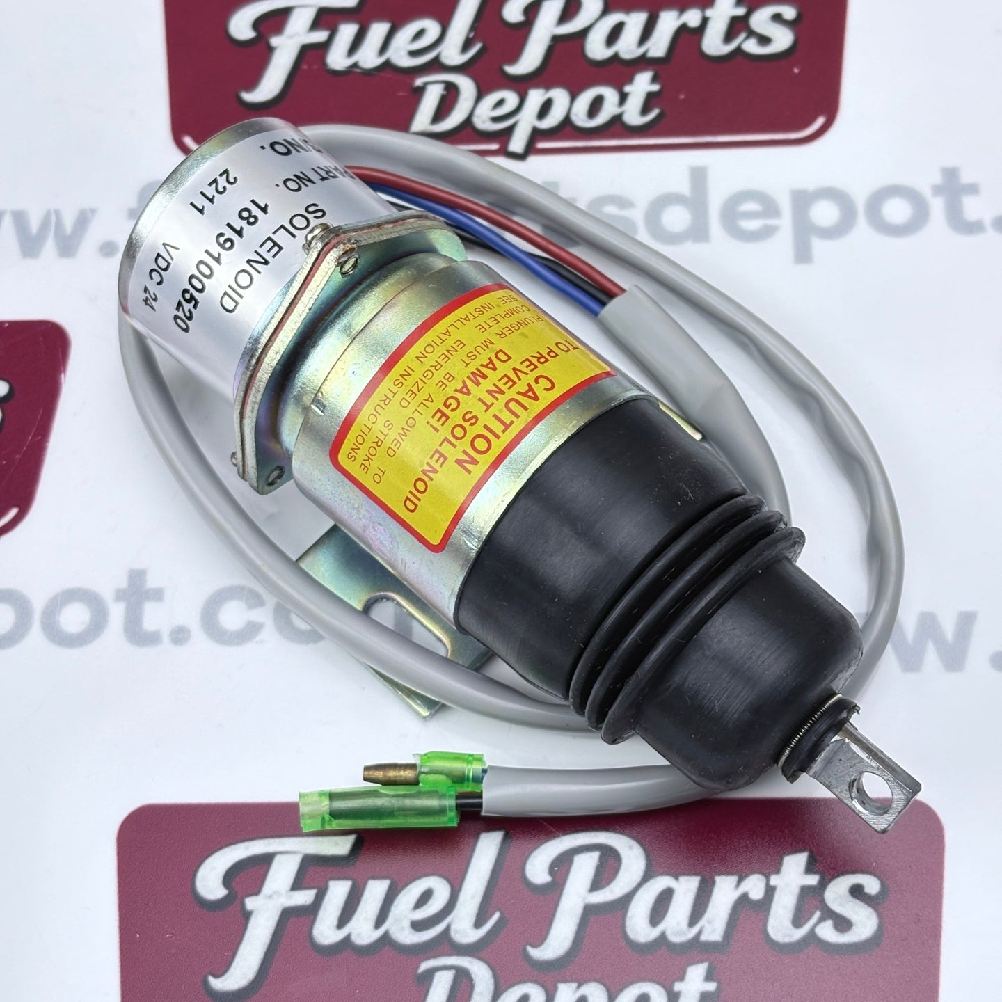 Fuel Shutoff Solenoid 24V 1819100520 1 - 81910 - 0520 MV2 - 17A for Isuzu 4JG1 4JG2 6BG1 Engine - Fuel Parts Depot