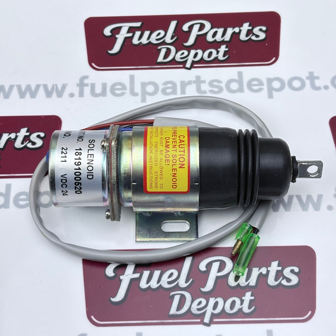 Fuel Shutoff Solenoid 24V 1819100520 1 - 81910 - 0520 MV2 - 17A for Isuzu 4JG1 4JG2 6BG1 Engine - Fuel Parts Depot