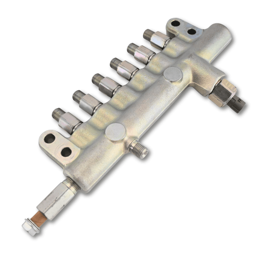 Genuine Isuzu 6HK1TC Injector Common Rail Assembly 8-98152950-2 8-97323019-0 for Hitachi Excavator - Fuel Parts Depot
