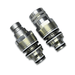 Hydraulic Flat Face Coupler Kit 6679837 6680018 Male Female 46mm for Bobcat Skid Steer CTL Excavator Telehandler 753 863 S175 S300 S650 T140 T180 - Fuel Parts Depot