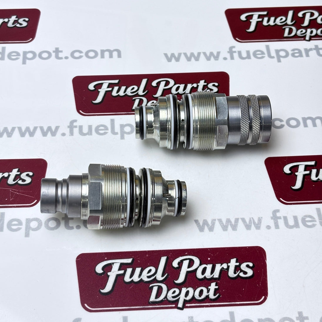 Hydraulic Flat Face Coupler Kit 6679837 6680018 Male Female 46mm for Bobcat Skid Steer CTL Excavator Telehandler 753 863 S175 S300 S650 T140 T180 - Fuel Parts Depot