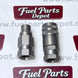 Hydraulic Flat Face Coupler Kit AT312470 KV14216 For John Deere 250 317 325 332D - Fuel Parts Depot