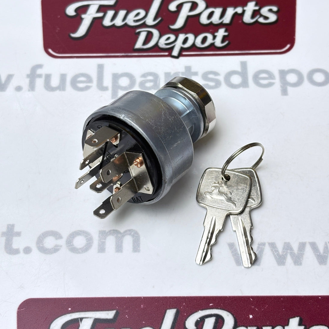Ignition Switch AT195301 AT101484 AT145931 for John Deere Backhoe Loader Bulldozer Excavator Dozer Feller Buncher Skidder Hitachi - Fuel Parts Depot