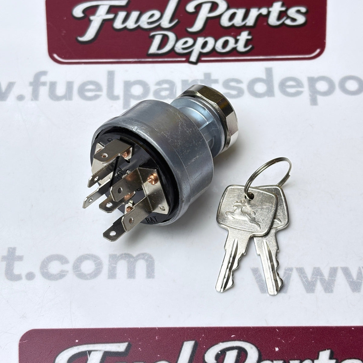 Ignition Switch AT195301 AT101484 AT145931 for John Deere Backhoe Loader Bulldozer Excavator Dozer Feller Buncher Skidder Hitachi - Fuel Parts Depot