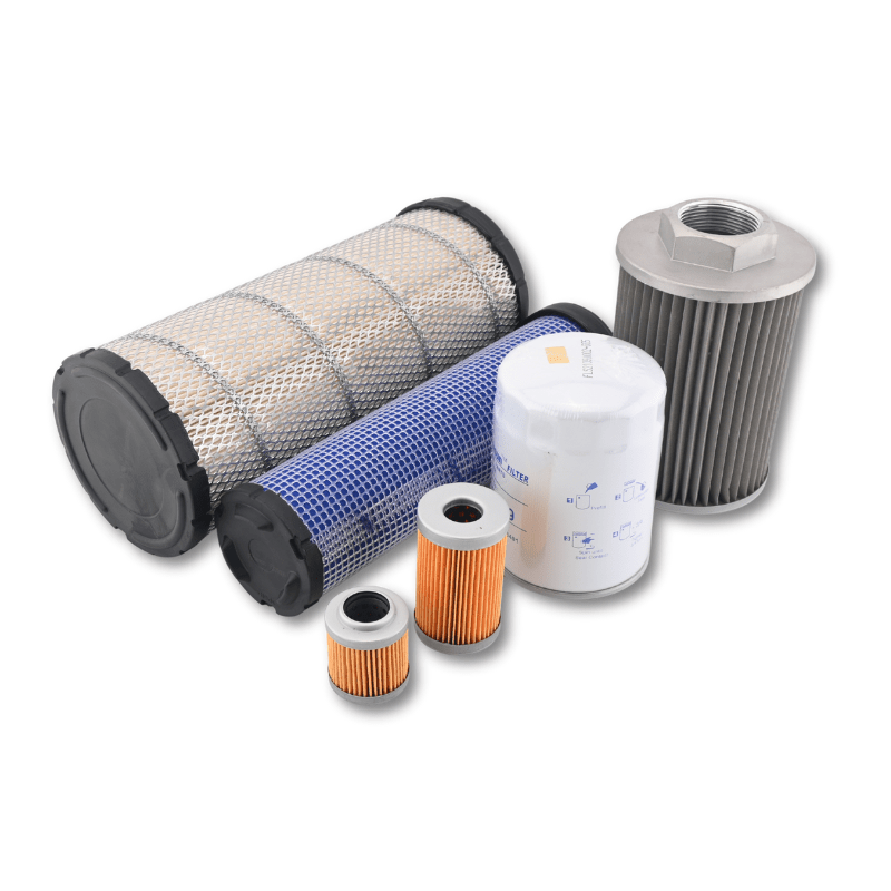 Maintenance Filter Kit for Kubota KX121-3 Mini Excavator Air Oil Hydraulic Fuel - Fuel Parts Depot