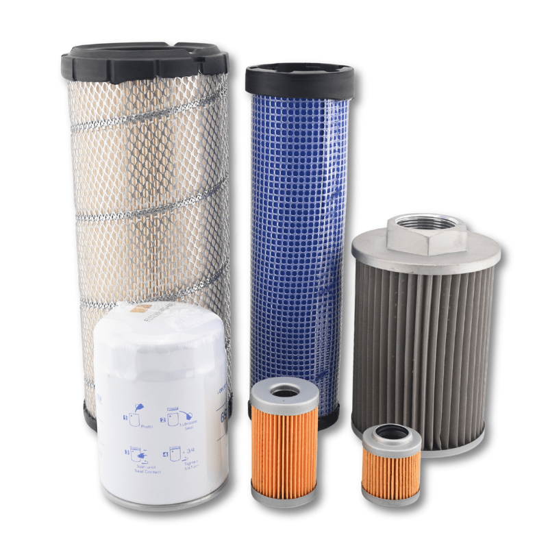 Maintenance Filter Kit for Kubota KX121-3 Mini Excavator Air Oil Hydraulic Fuel - Fuel Parts Depot